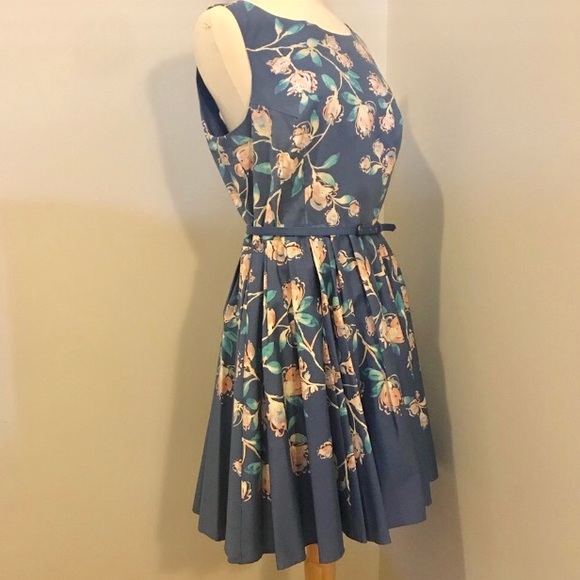 LC Lauren Conrad Floral Fit & Flare Dress Sundress - Picture 3 of 8